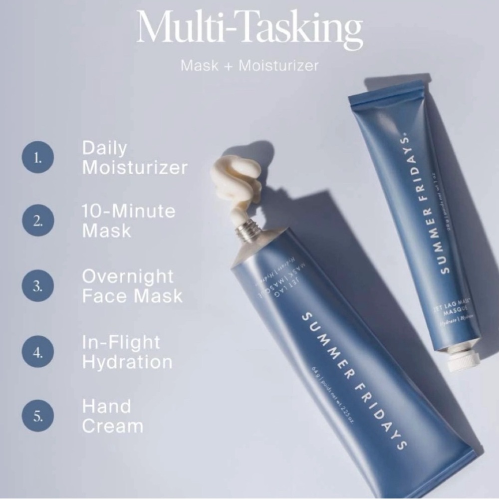 SOLD NWT Summer Fridays Jet Lag Mask 10g - Picture 4 of 5